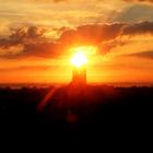 Sonnenaufgang Marienkirche in Stendal