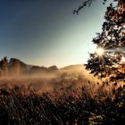 Sonnenaufgang mit abziehendem Nebel II