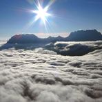 Sonnenaufgang mit Blick auf Wilder Kaiser