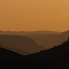 Sonnenaufgang mit Blick in Richtung Hohenloher Ebene