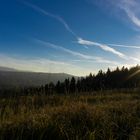 Sonnenaufgang mit Brocken im Harz