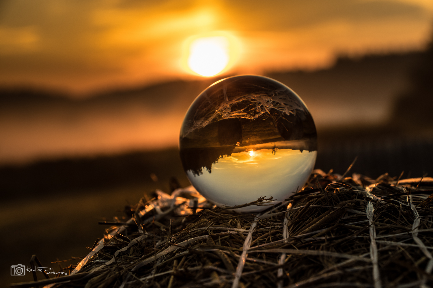 Sonnenaufgang mit Frühnebel