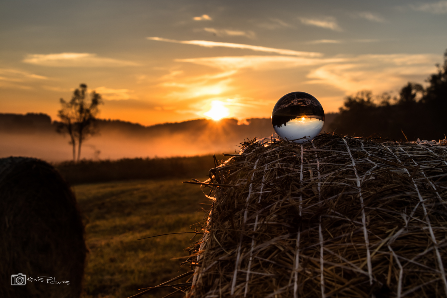 Sonnenaufgang mit Frühnebel