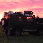 Sonnenaufgang mit Landy 2