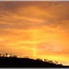  Sonnenaufgang mit Lichtsäule