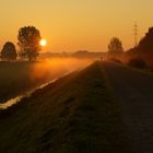 Sonnenaufgang mit Nebel