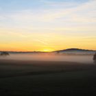 Sonnenaufgang mit Nebel