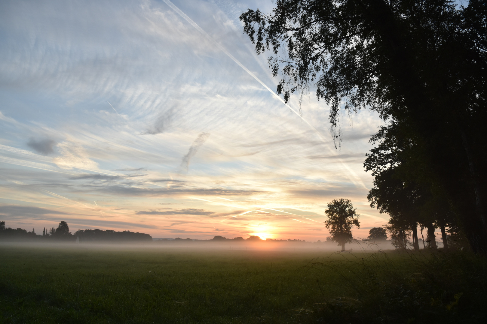 Sonnenaufgang mit Nebel