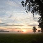 Sonnenaufgang mit Nebel