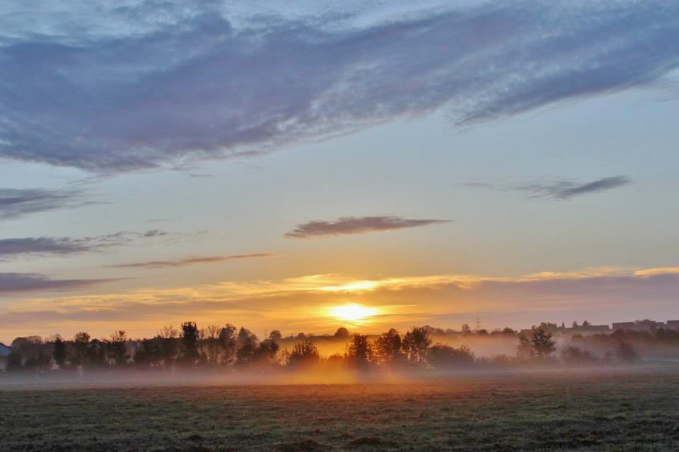 Sonnenaufgang mit Nebel