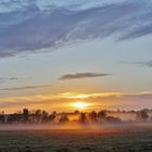 Sonnenaufgang mit Nebel