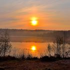 Sonnenaufgang mit Nebel