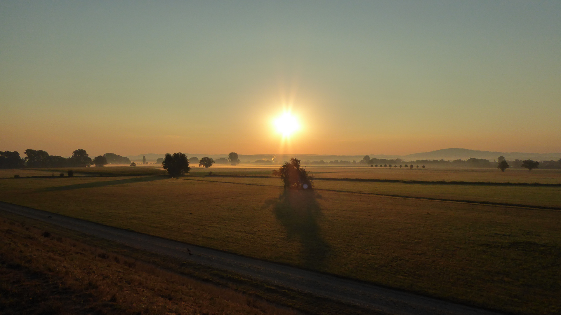 Sonnenaufgang mit Nebel