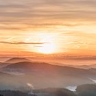 Sonnenaufgang mit Nebel über der Osteifel #2