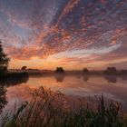 Sonnenaufgang mit Reflexion