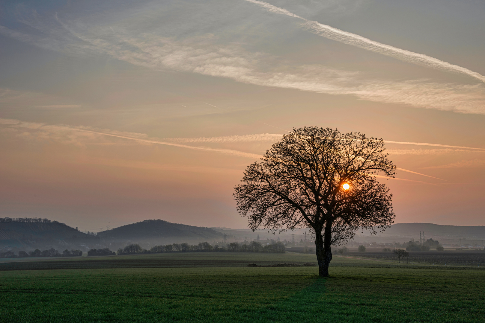 Sonnenaufgang mit Saharastaub