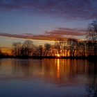 Sonnenaufgang mit Spiegelung