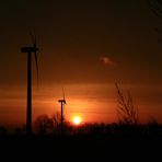 Sonnenaufgang mit Wind