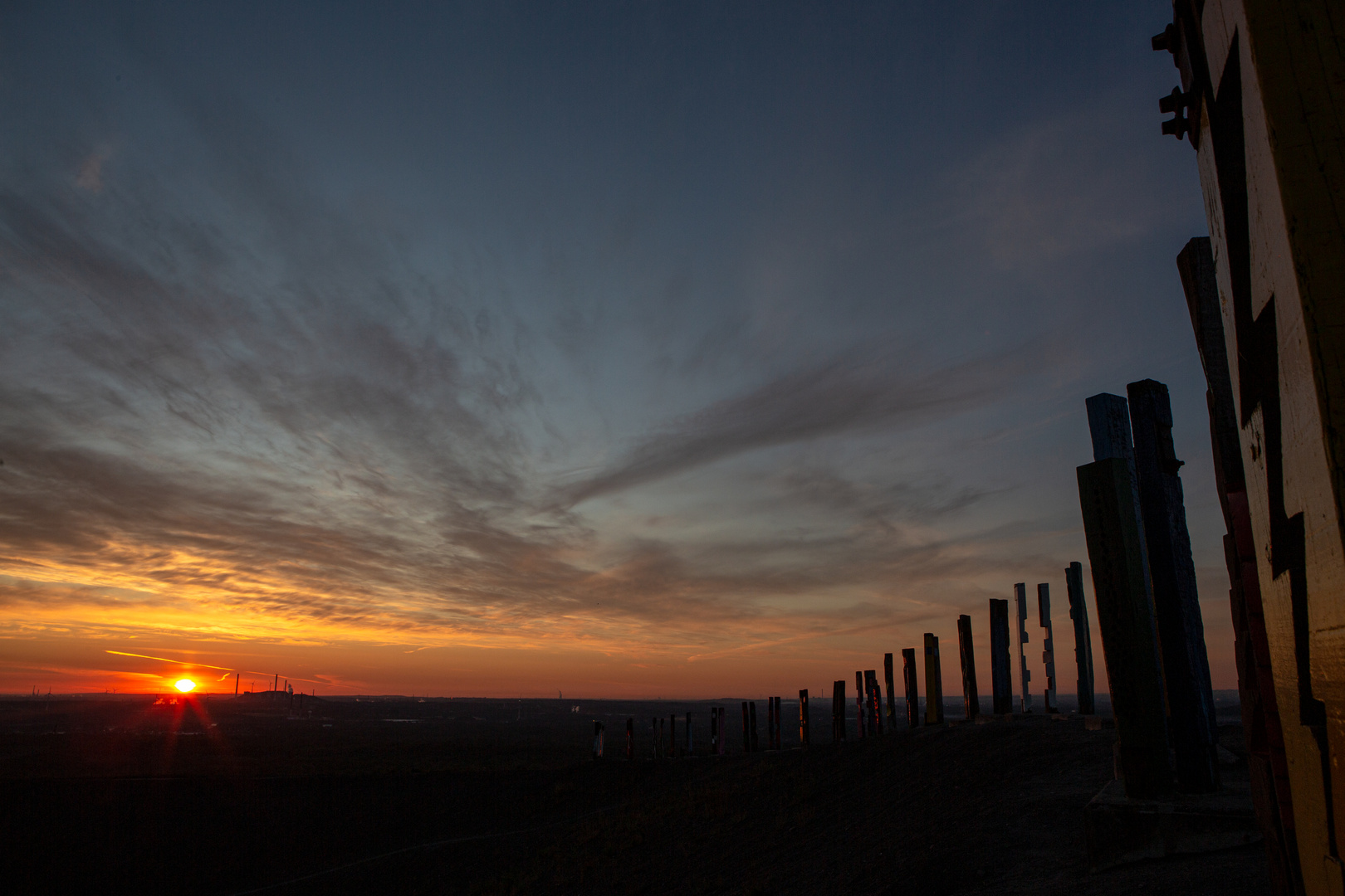 Sonnenaufgang mitten im Pott