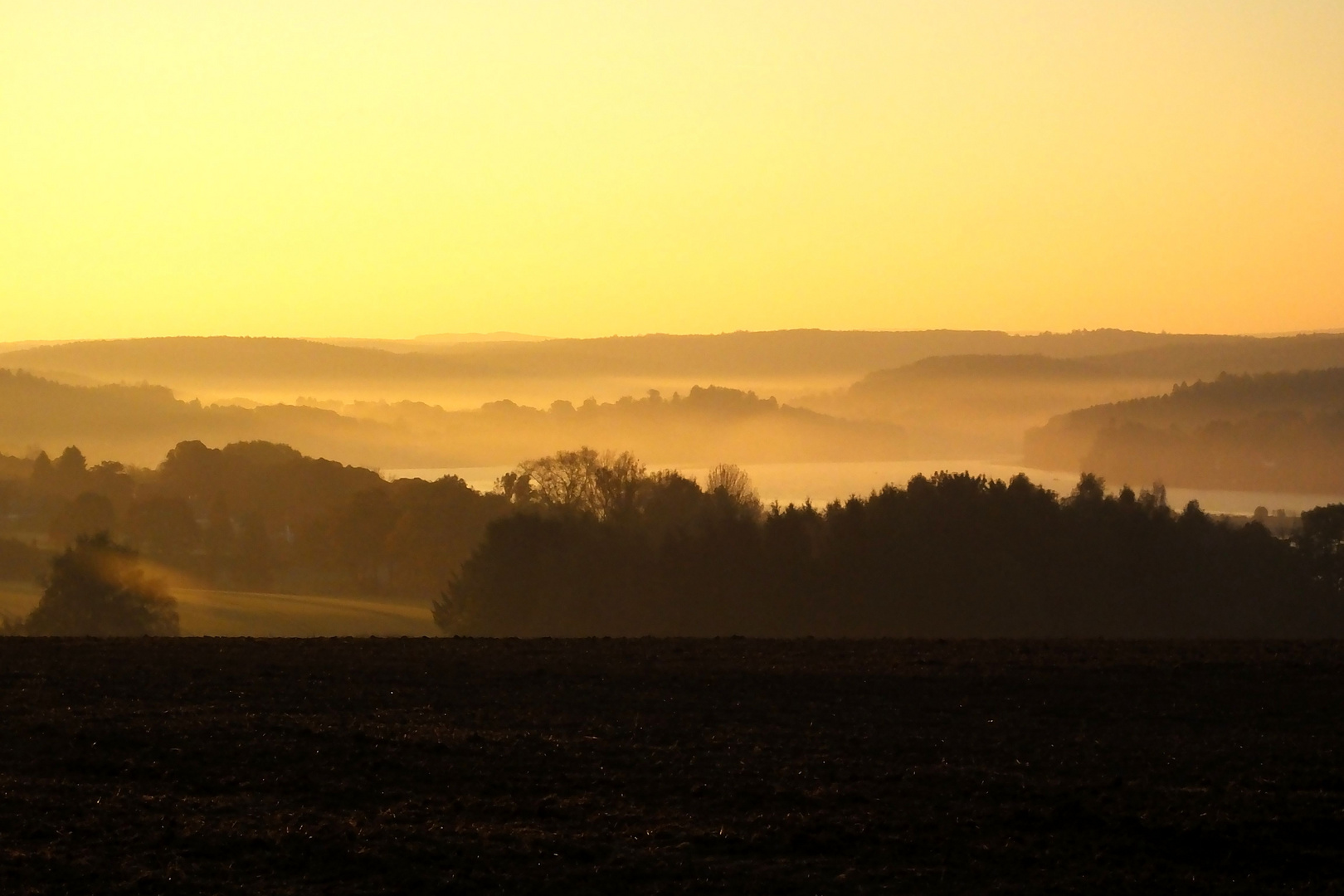  Sonnenaufgang Möhnetal