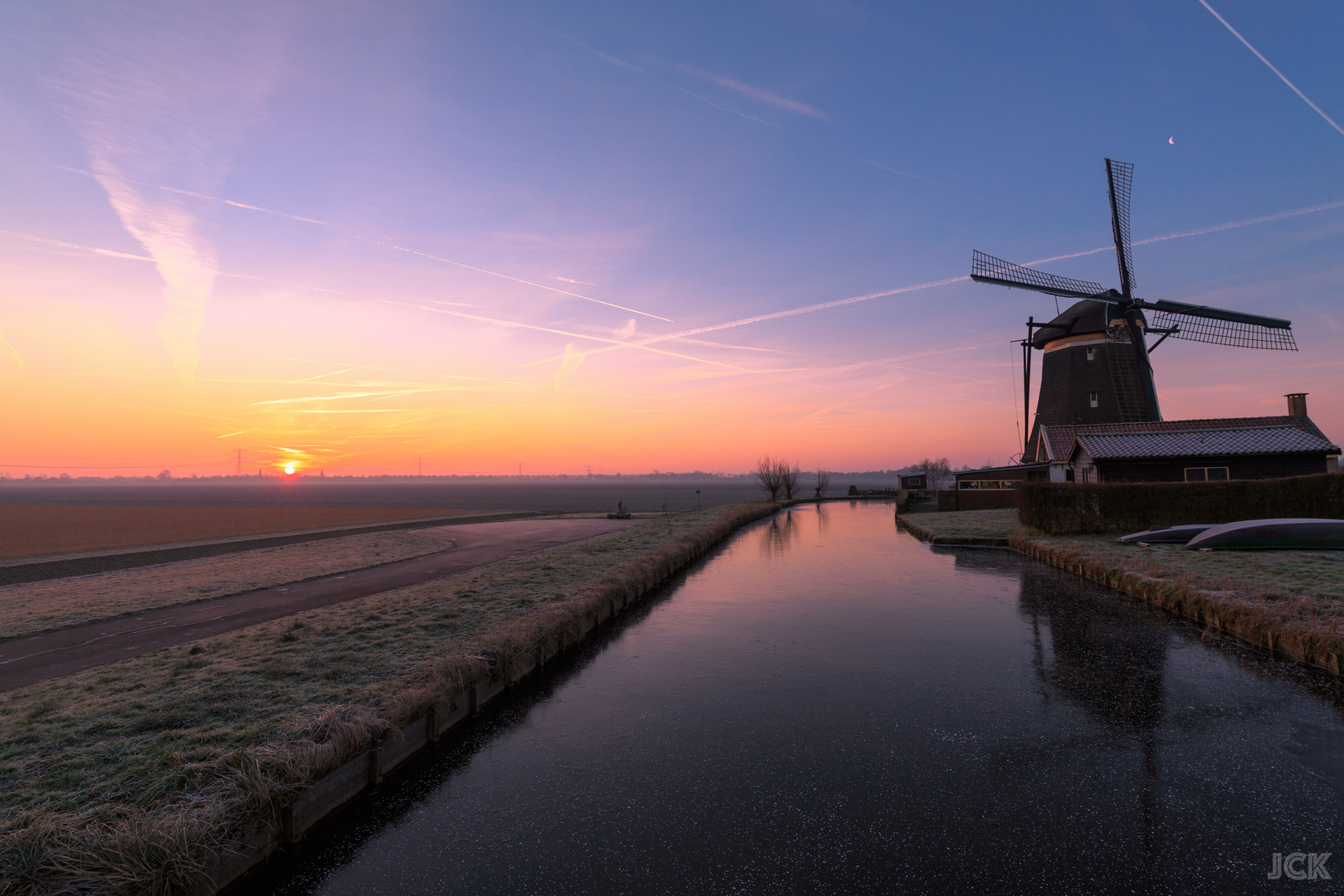 Sonnenaufgang, Molenviergang (Zevenhuizen)