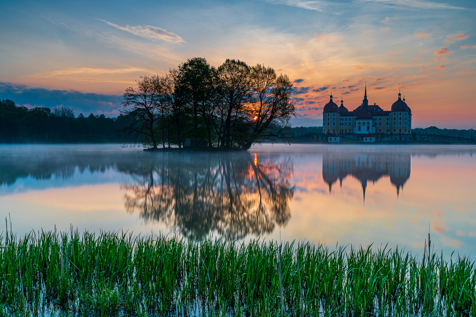 Sonnenaufgang Moritzburg