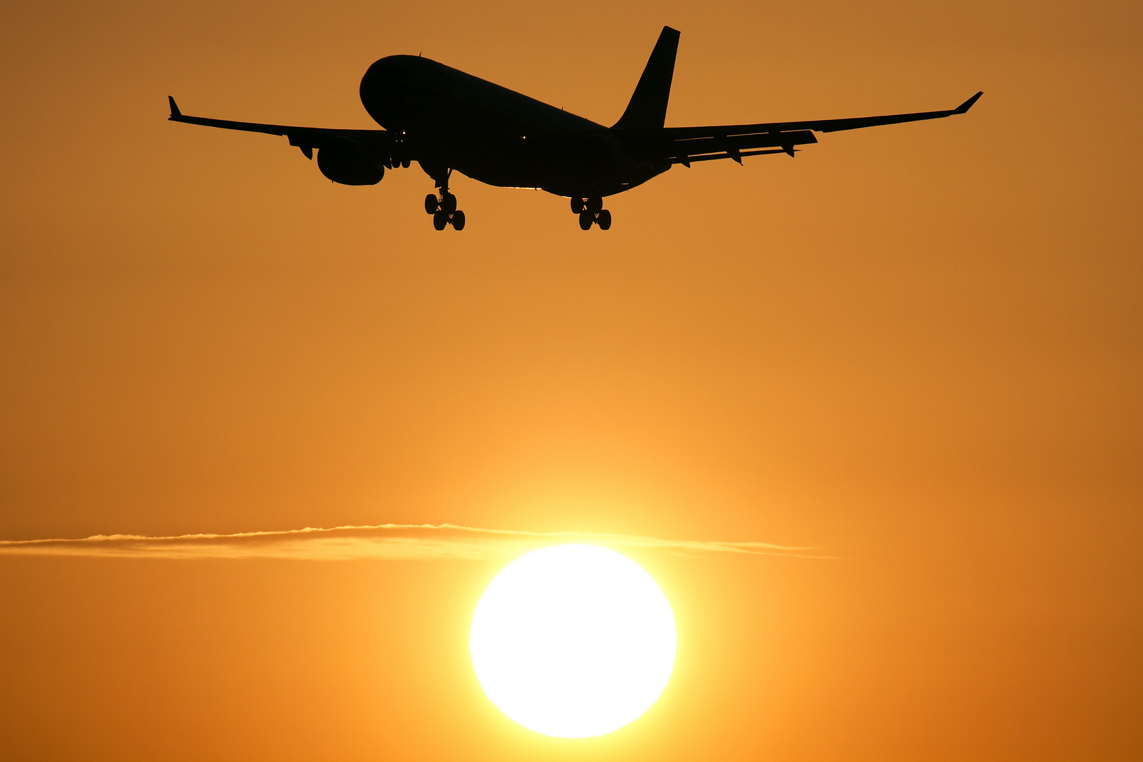 Sonnenaufgang München Airport