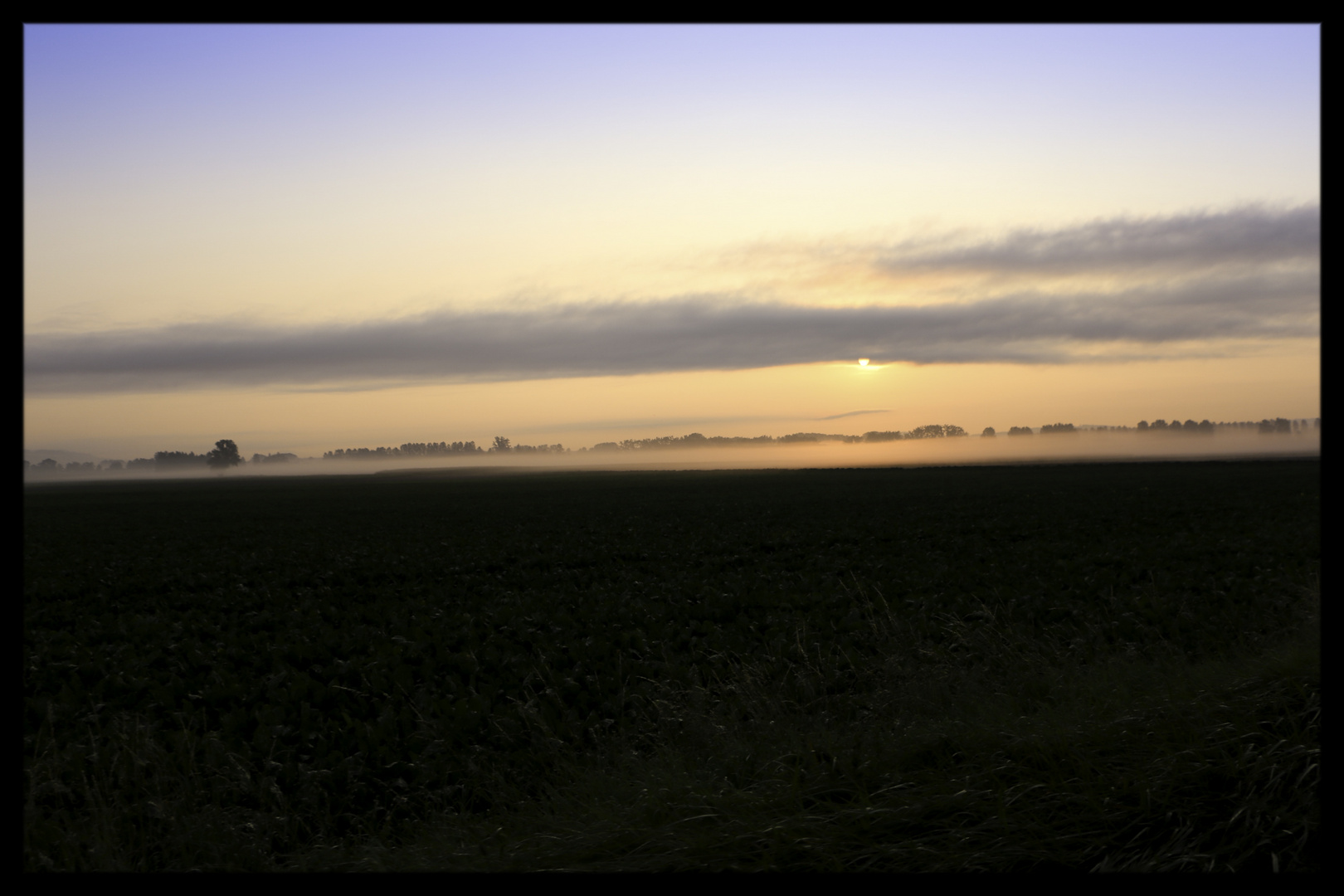 Sonnenaufgang nahe Payerne