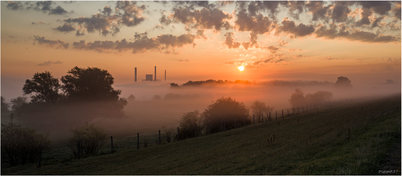 Sonnenaufgang Niederrhein 2019-01