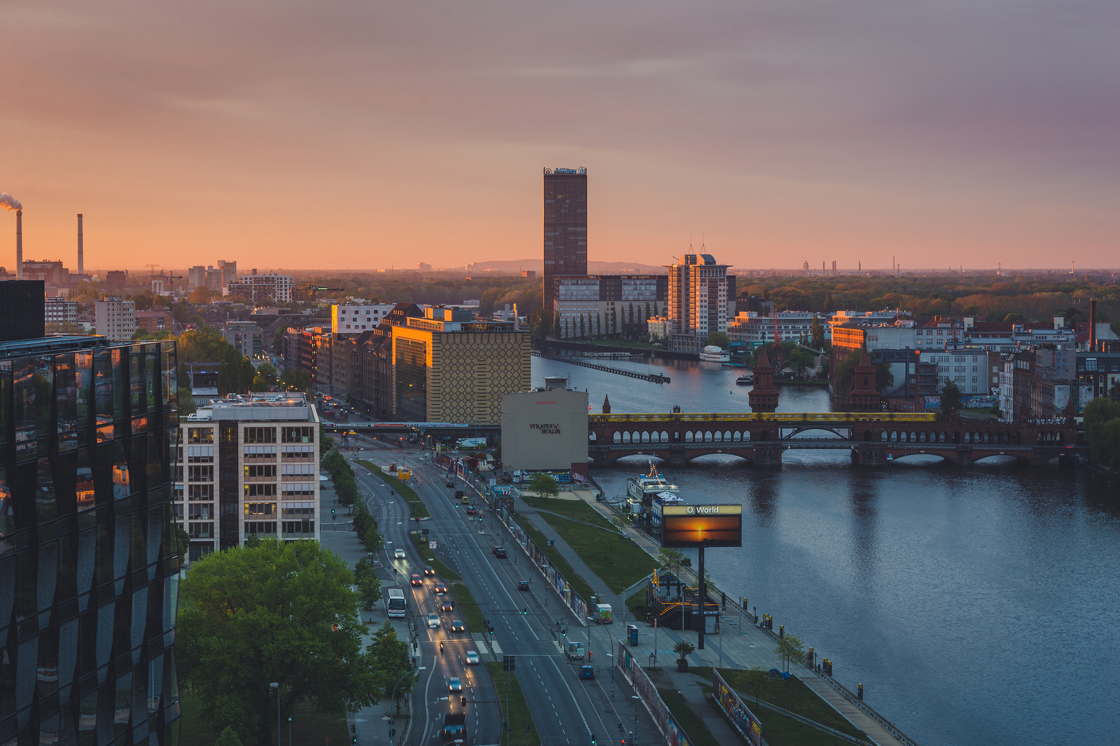 Sonnenaufgang Oberbaumbrücke