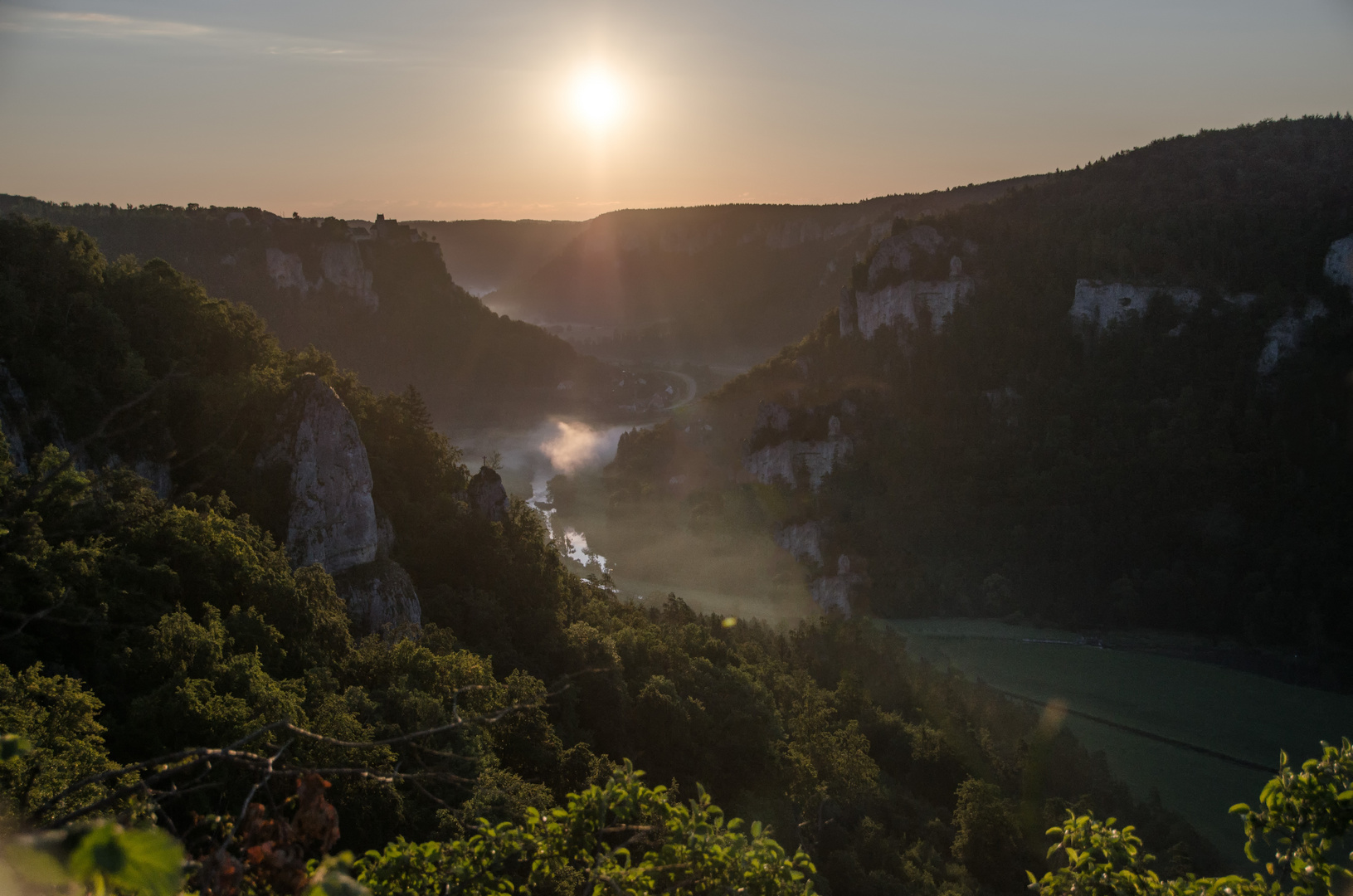Sonnenaufgang Obere Donau 