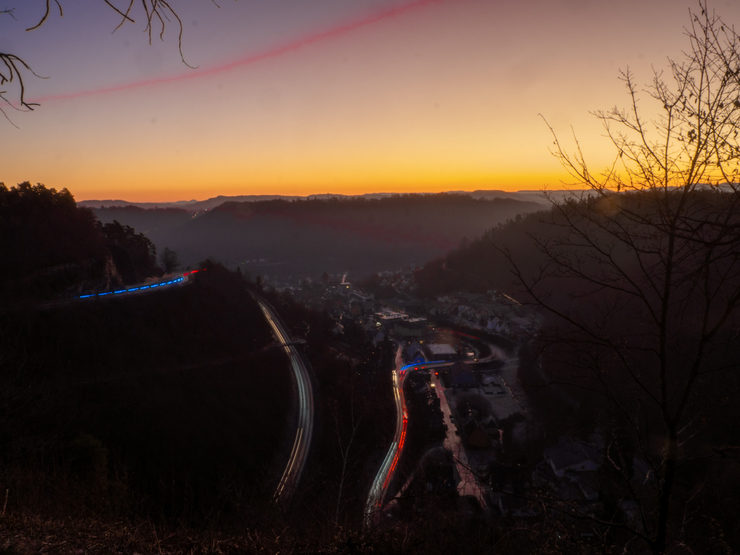 Sonnenaufgang Oberndorf am Neckar