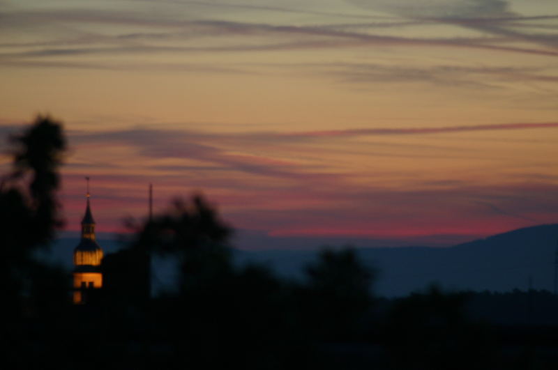 Sonnenaufgang Obertshausen