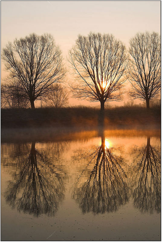 Sonnenaufgang Oost Maarland Niederlande