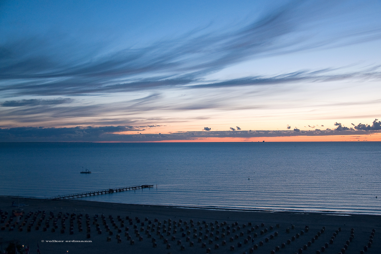 Sonnenaufgang Ostsee Travemünde