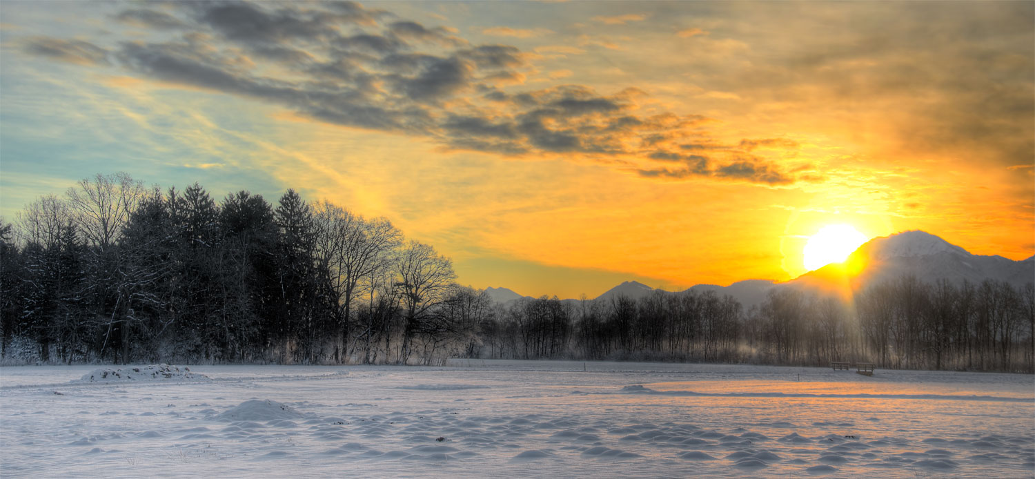 Sonnenaufgang Prien am Chiemsee