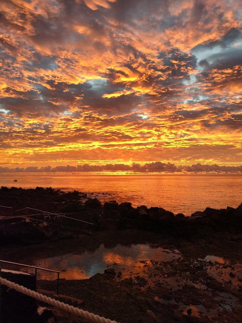 Sonnenaufgang Punta Mujeres Lanzarote im Nov