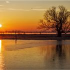 Sonnenaufgang Rhein bei Wesel-Büderich 2019-03