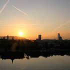 Sonnenaufgang-Rheinspiegelung