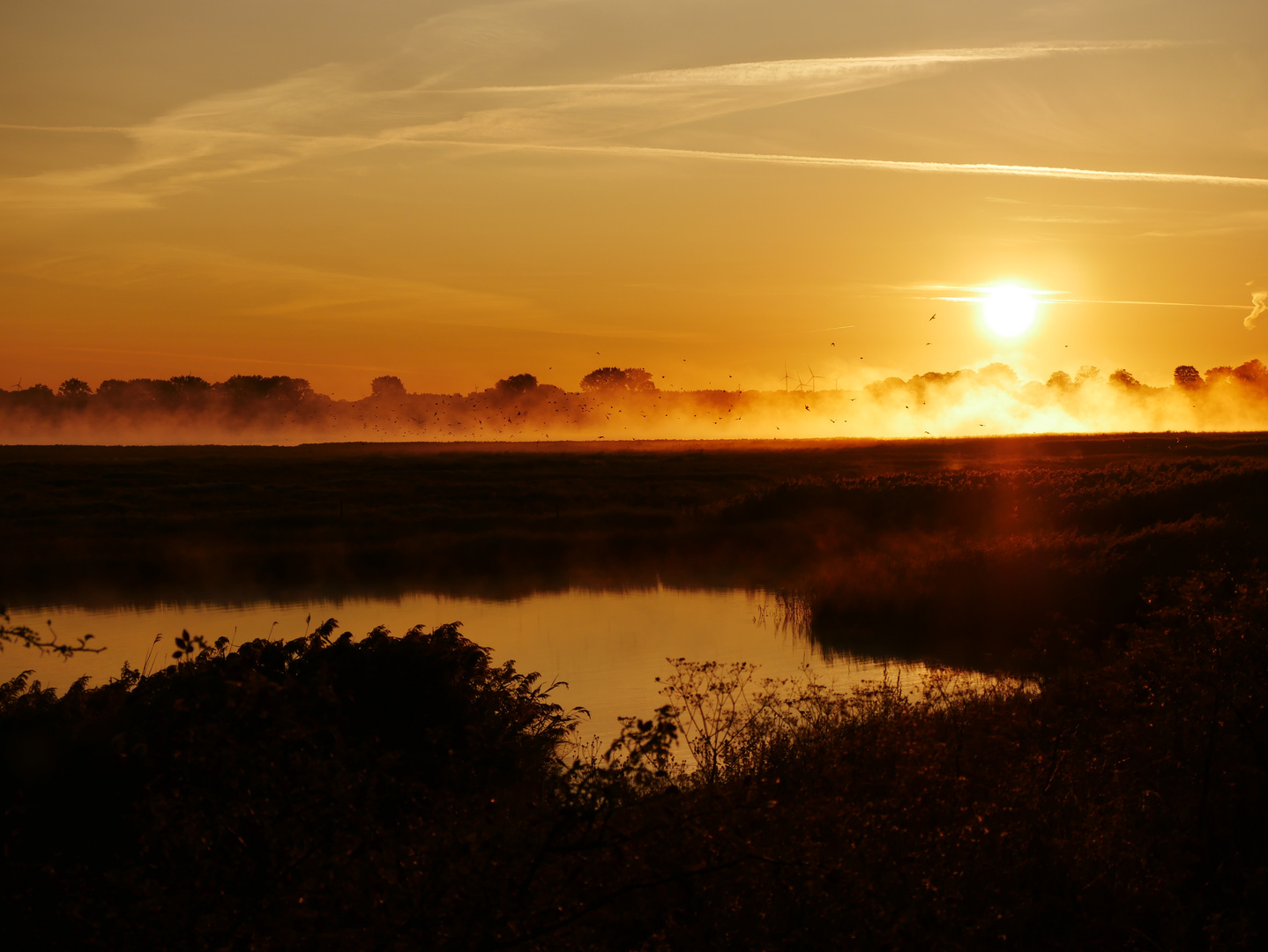 Sonnenaufgang Richtung Süden