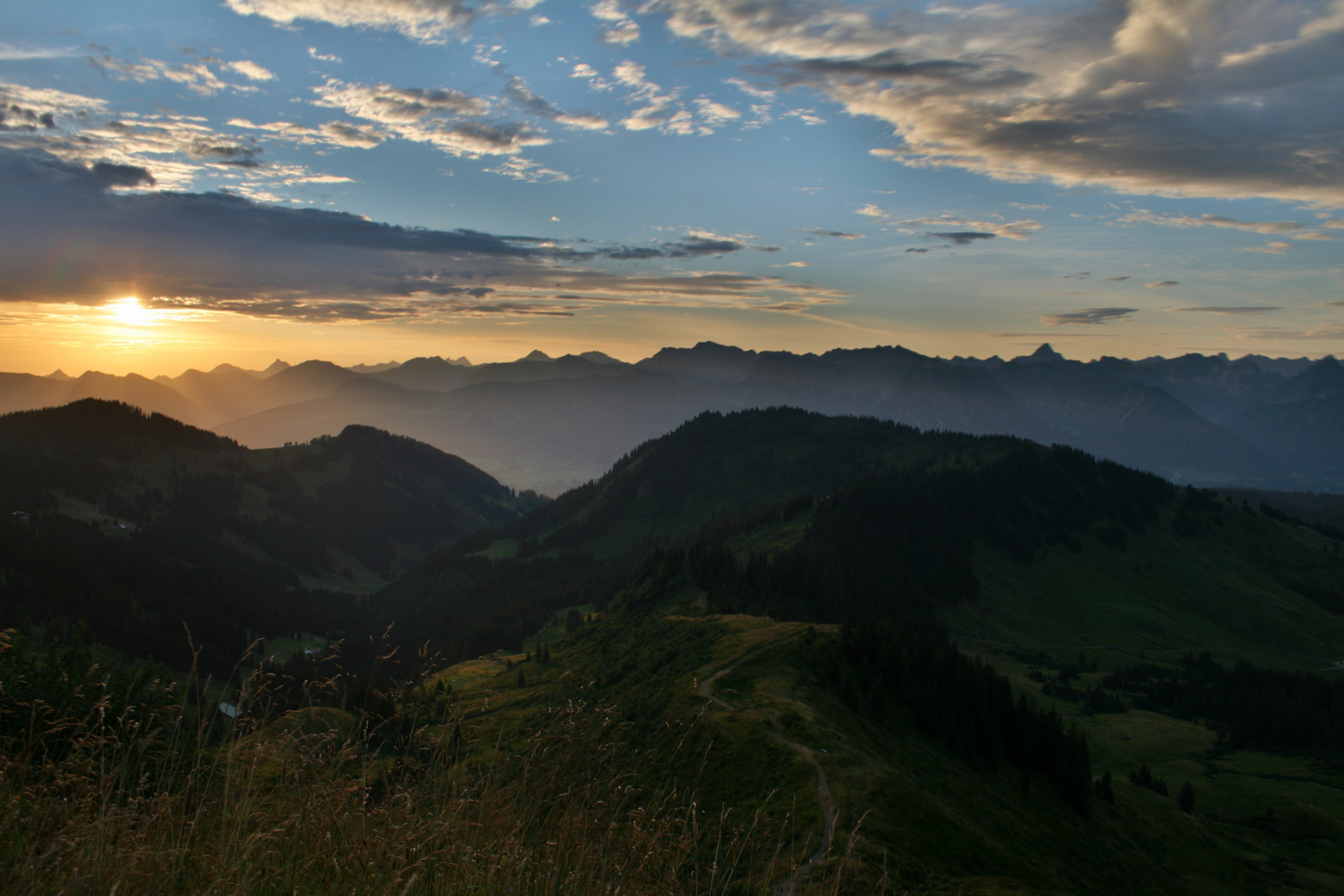 Sonnenaufgang Riedberger Horn