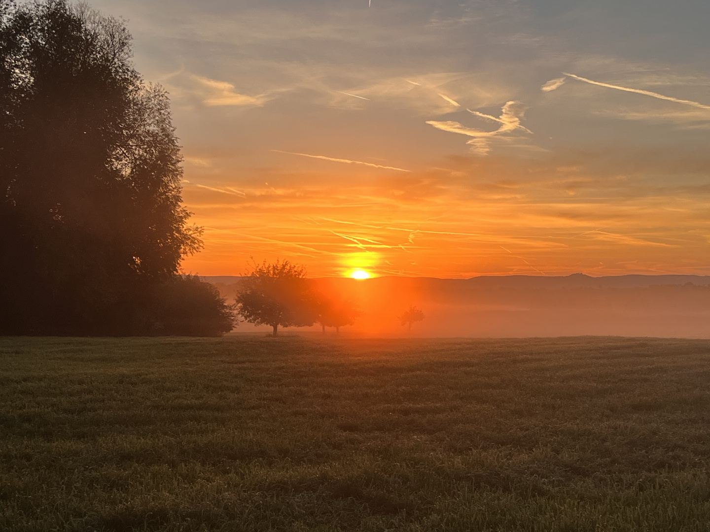 Sonnenaufgang Roßdorf 