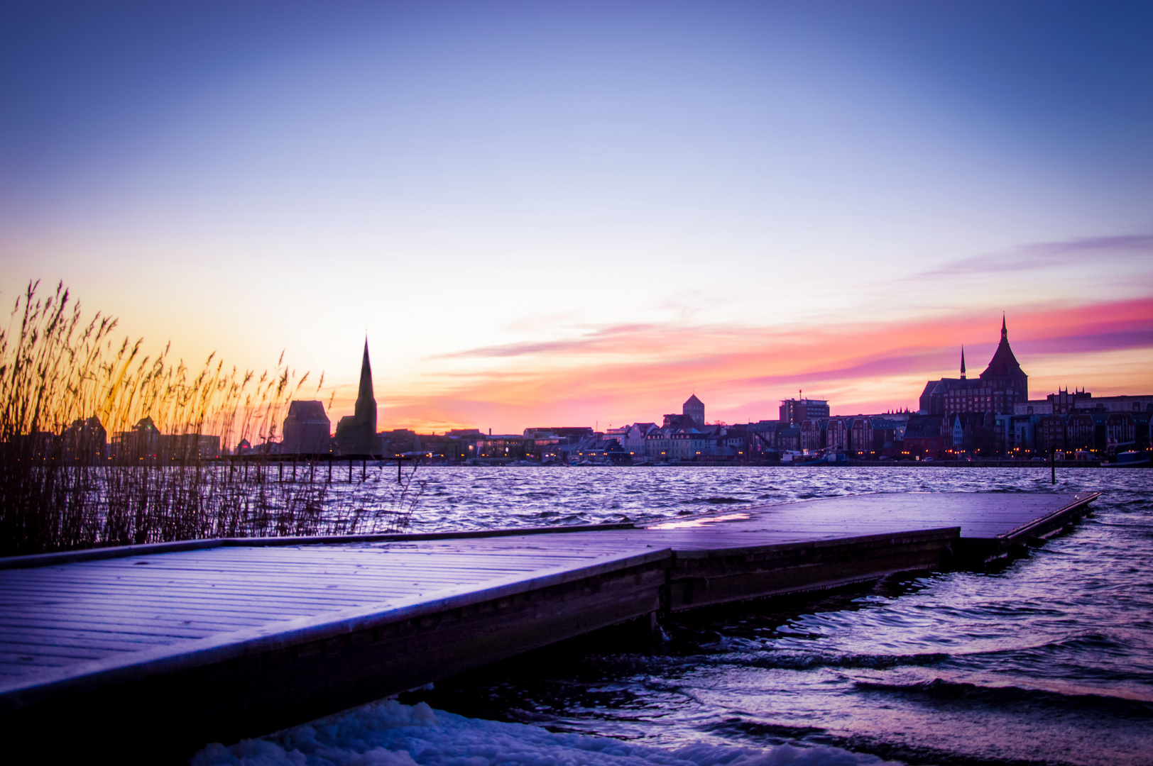 Sonnenaufgang Rostock