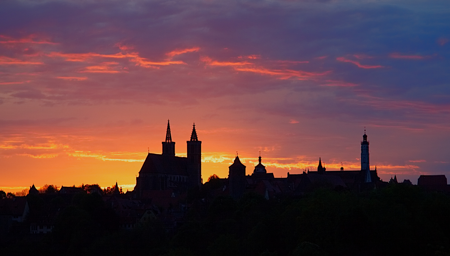 Sonnenaufgang Rothenburg