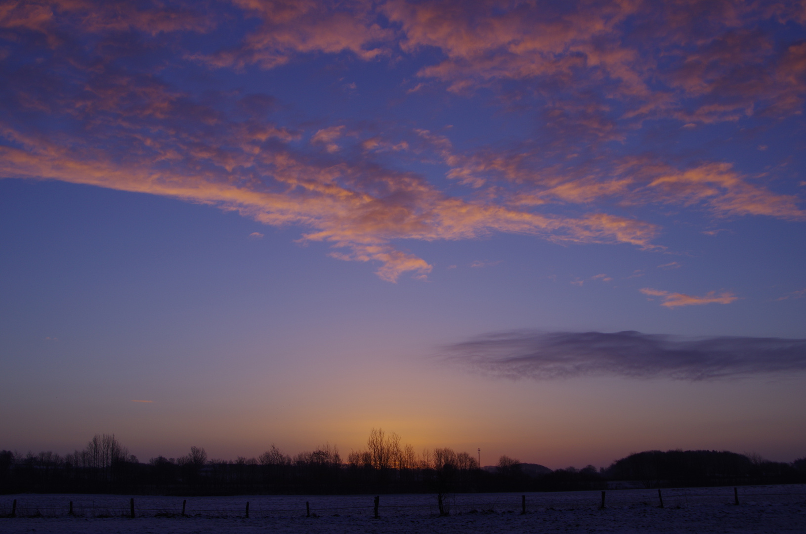 Sonnenaufgang Rumohr