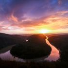 Sonnenaufgang saarschleife