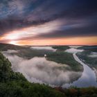 Sonnenaufgang Saarschleife bei Mettlach/Saarland