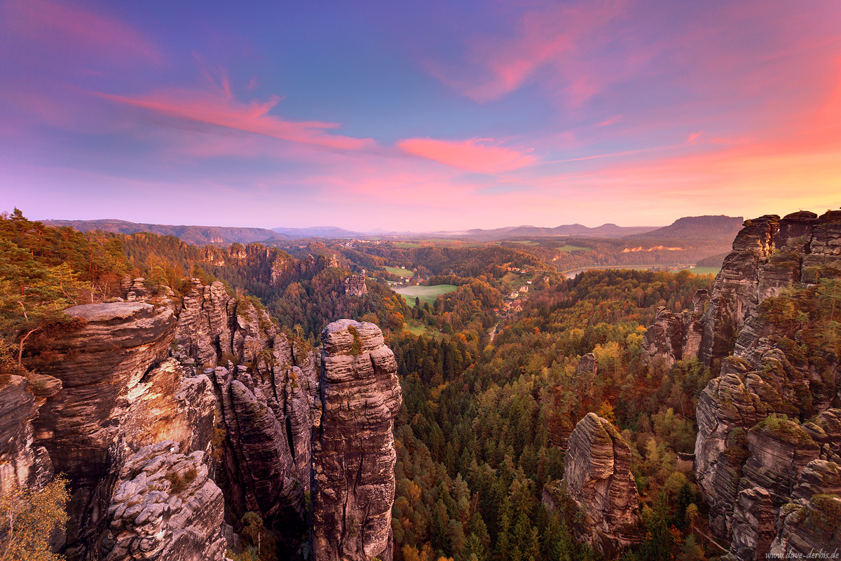 Sonnenaufgang Sächsische Schweiz