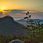 Sonnenaufgang Sächsische Schweiz