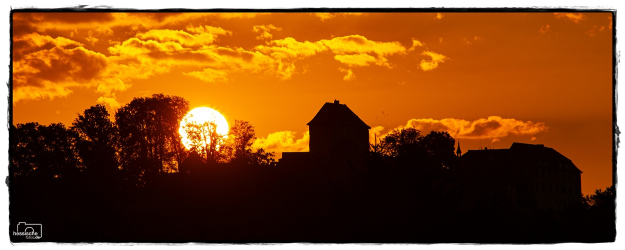 Sonnenaufgang Schloß Reichenberg